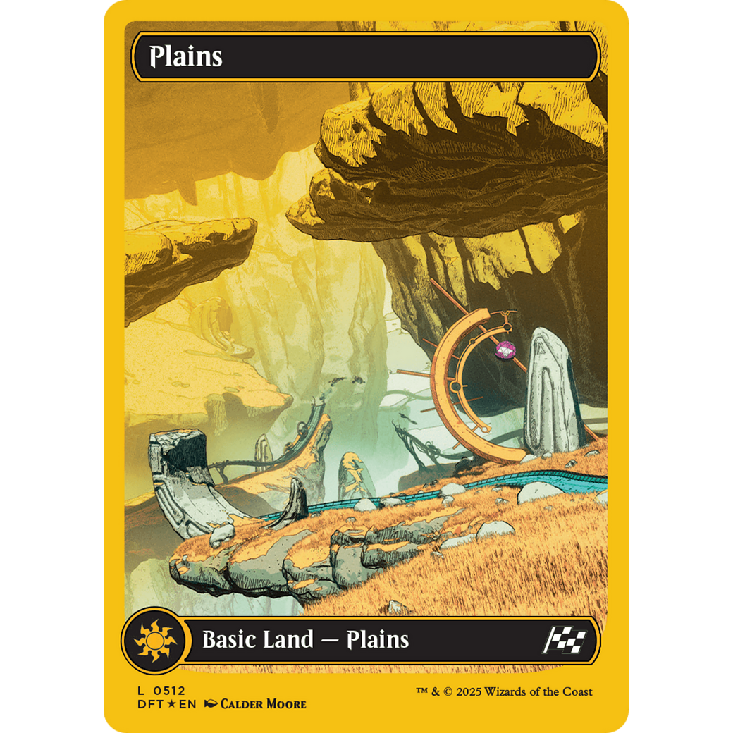 Plains (DFT-512) - Aetherdrift: (Full Art) Foil
