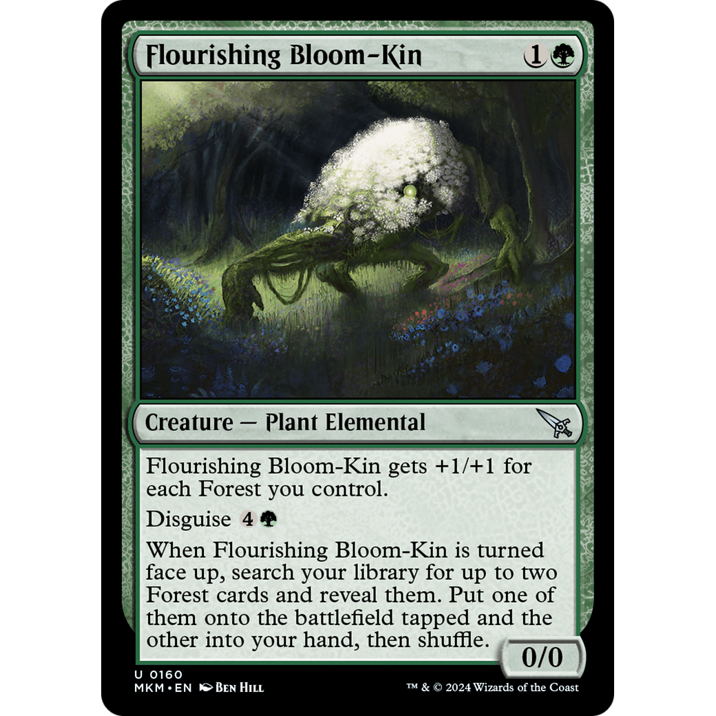 Flourishing Bloom-Kin (MKM-160) - Murders at Karlov Manor