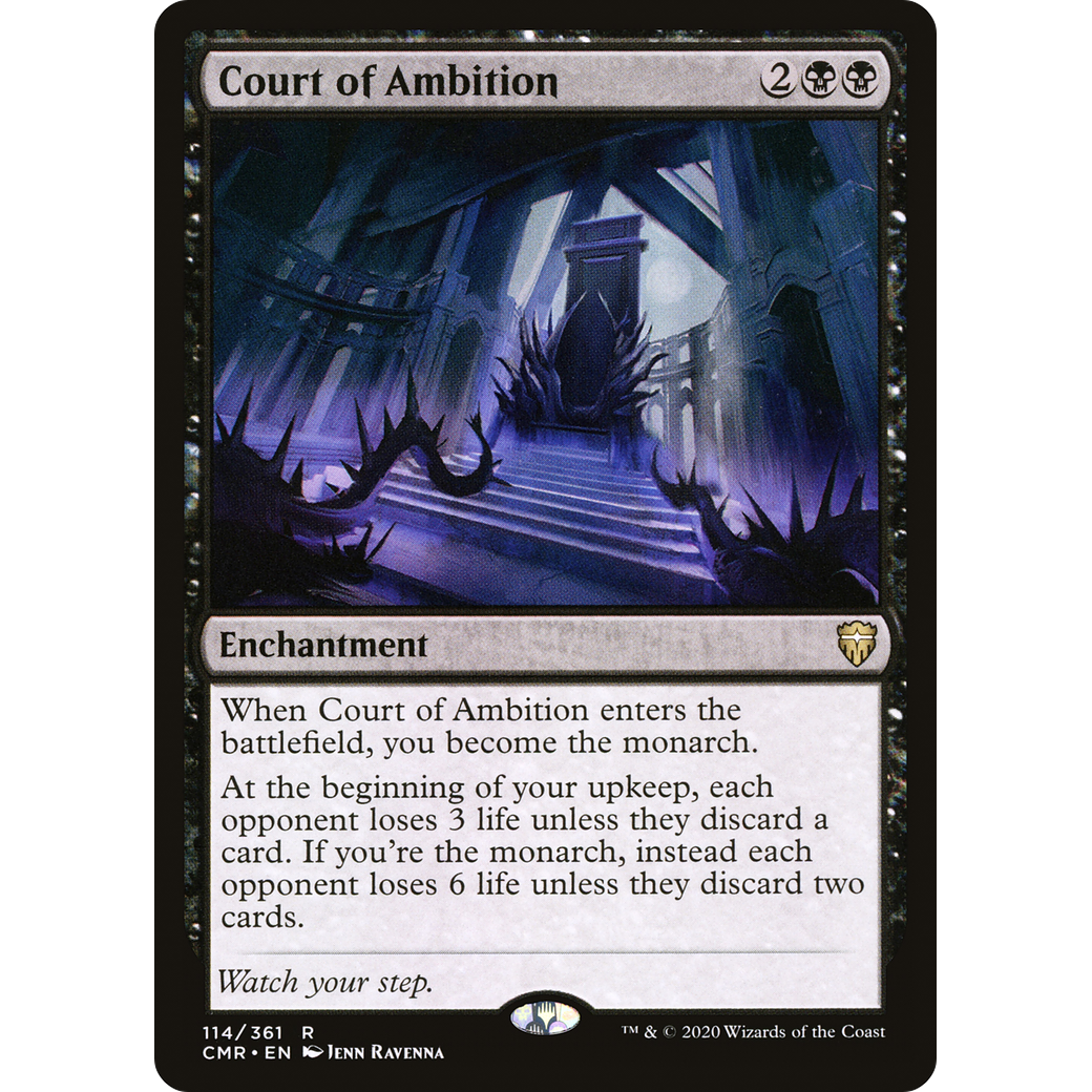 Court of Ambition (CMR-114) - Commander Legends Foil