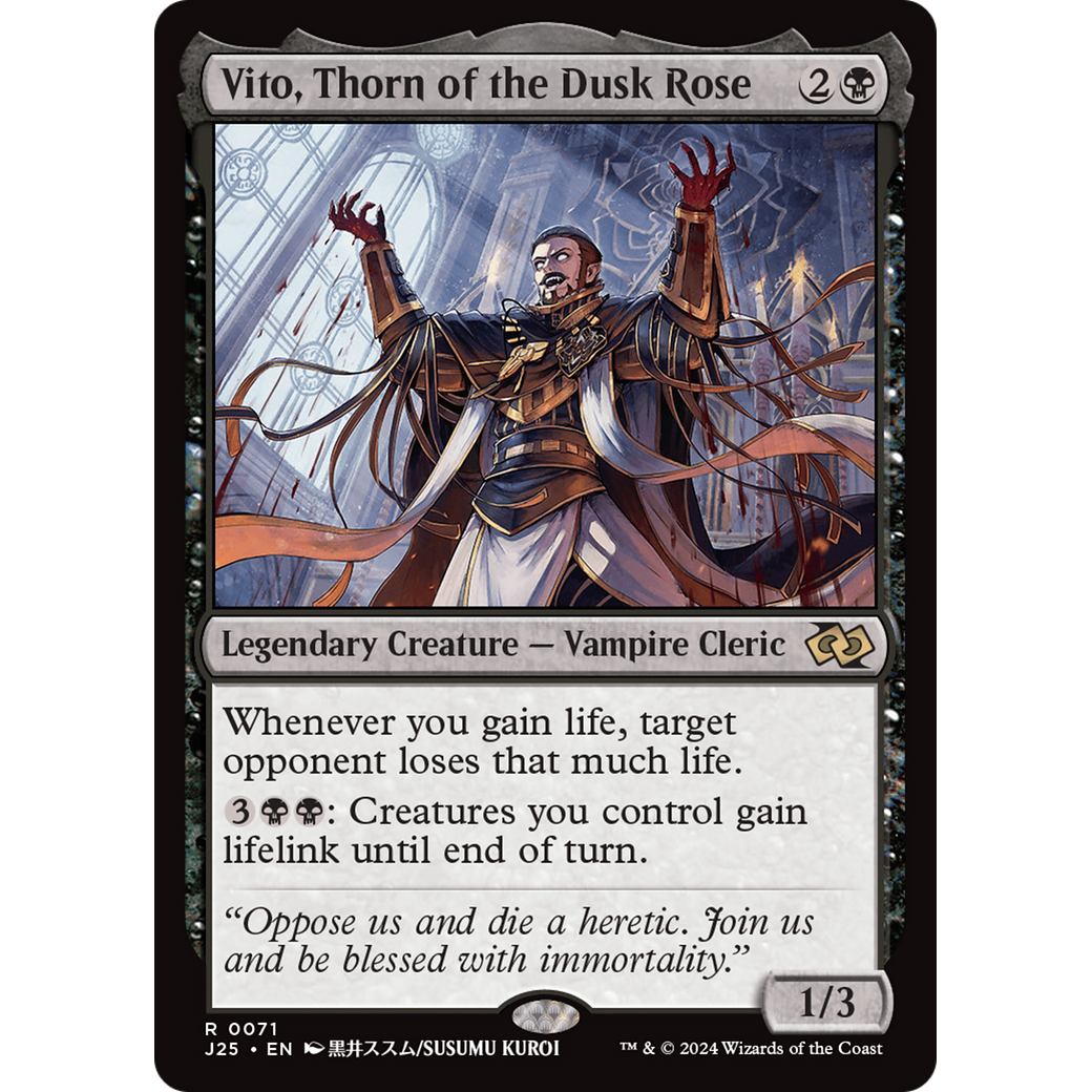 Vito, Thorn of the Dusk Rose (J25-071) - Foundations Jumpstart