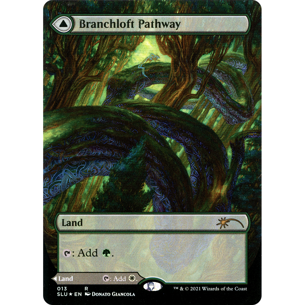 Branchloft Pathway (Borderless) (SLU-013) - Secret Lair: Ultimate Edition: (Showcase) (Borderless) Foil