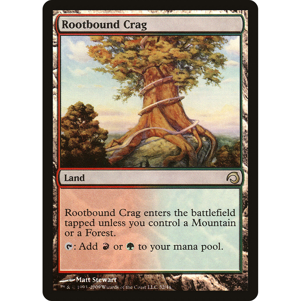 Rootbound Crag (PDS-032) - Premium Deck Series: Slivers Foil