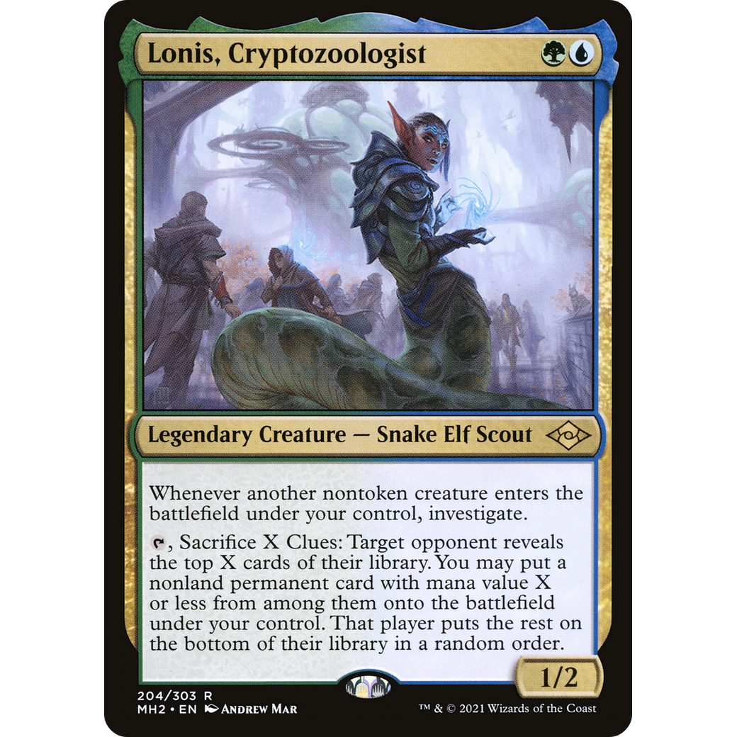 Lonis, Cryptozoologist (MH2-204) - Modern Horizons 2 Foil