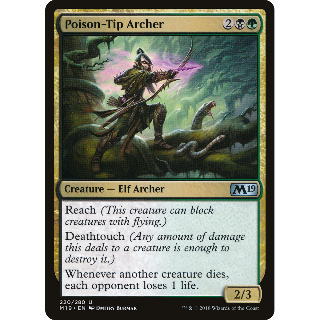 Poison-Tip Archer (M19-220) - Core Set 2019