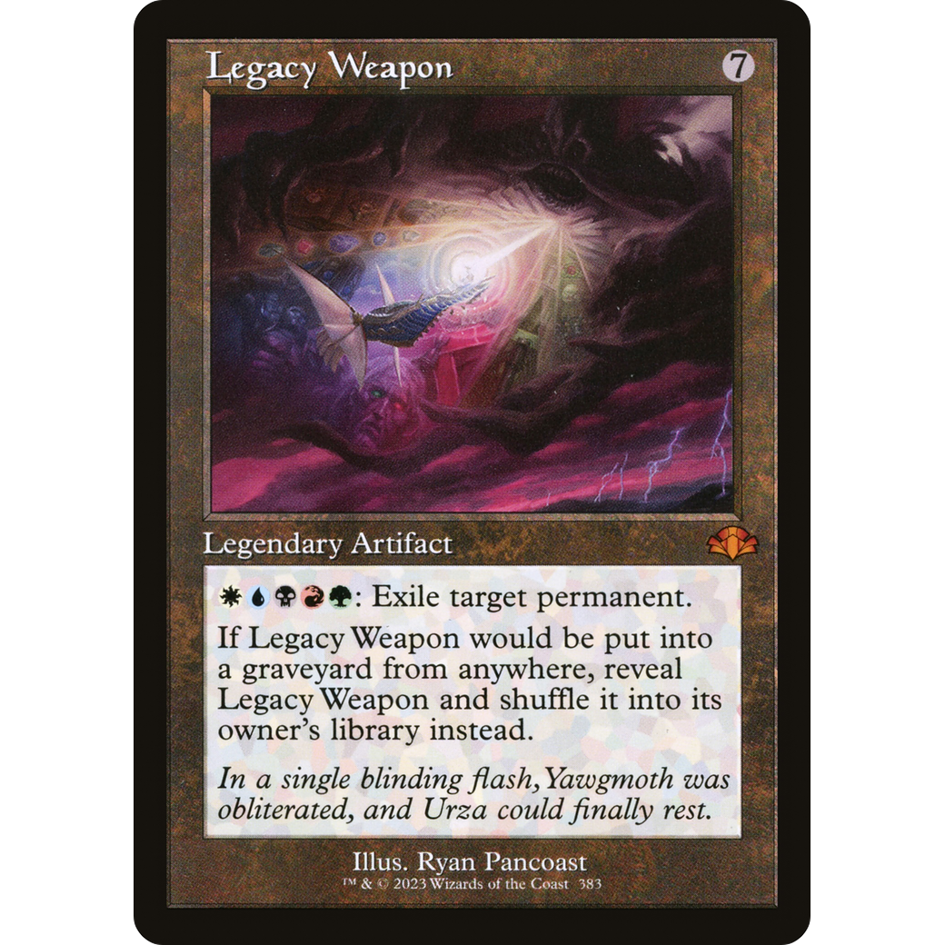 Legacy Weapon (Retro Frame) (DMR-383) - Dominaria Remastered Foil