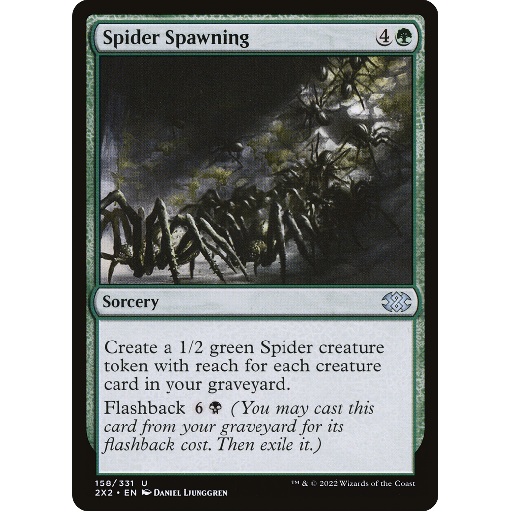 Spider Spawning (2X2-158) - Double Masters 2022 Foil