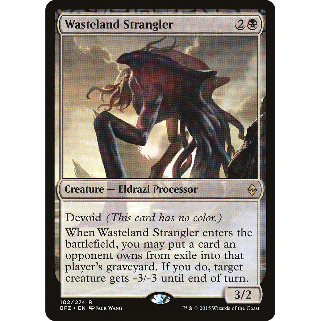 Wasteland Strangler (BFZ-102) - Battle for Zendikar: (devoid)