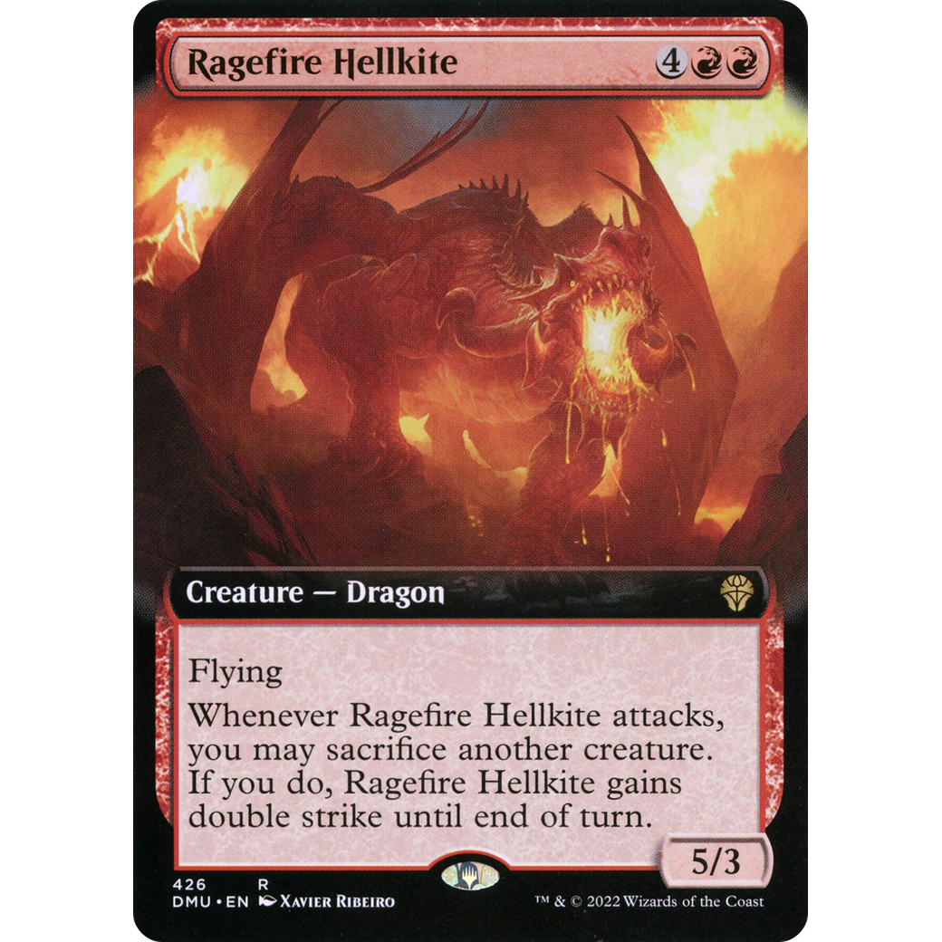 Ragefire Hellkite (Extended Art) (DMU-426) - Dominaria United: (Extended Art) Foil