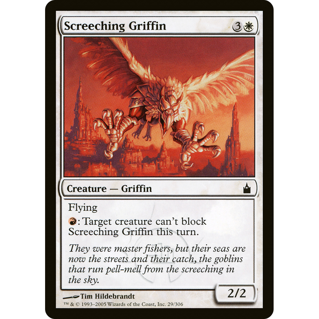 Screeching Griffin (RAV-029) - Ravnica: City of Guilds Foil