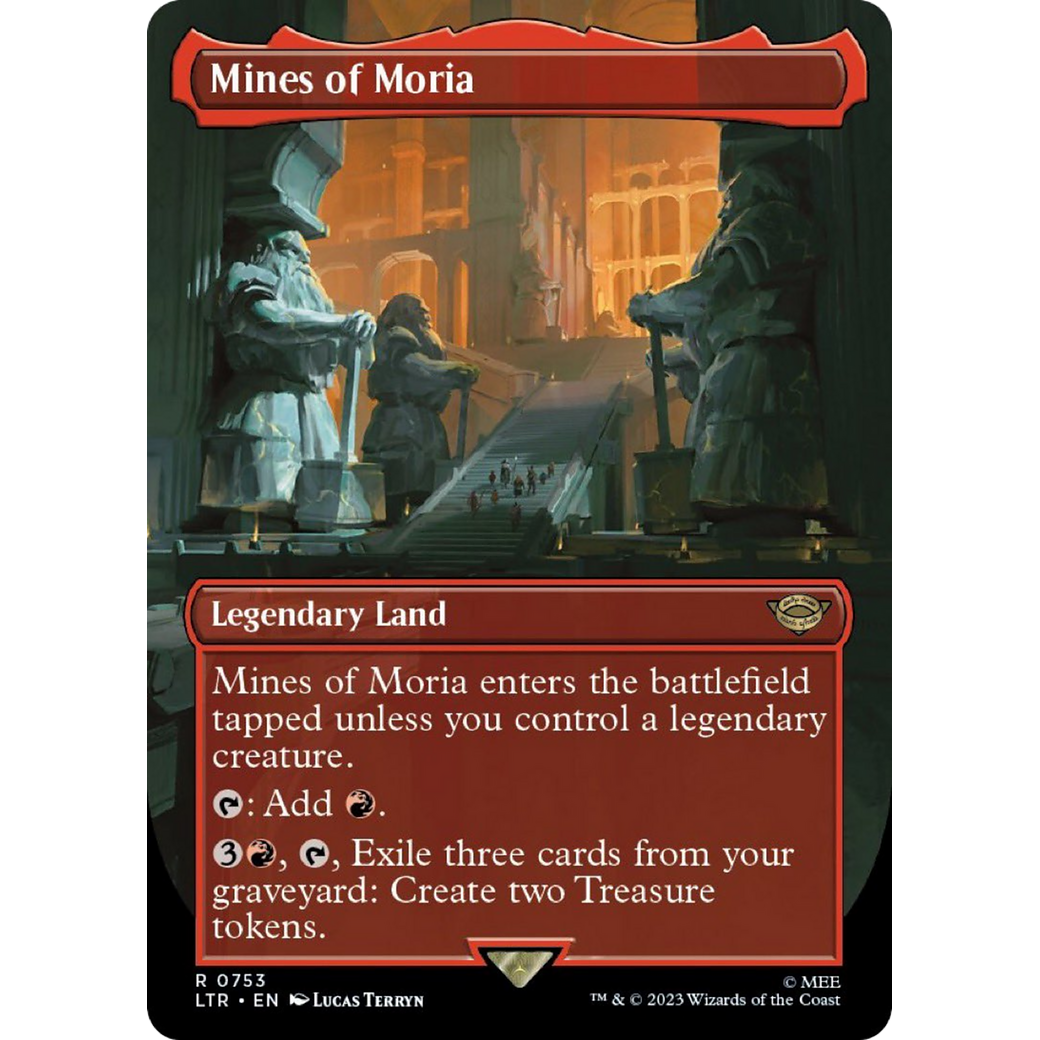 Mines of Moria (LTR-753) - The Lord of the Rings: Tales of Middle-earth (Borderless) Foil