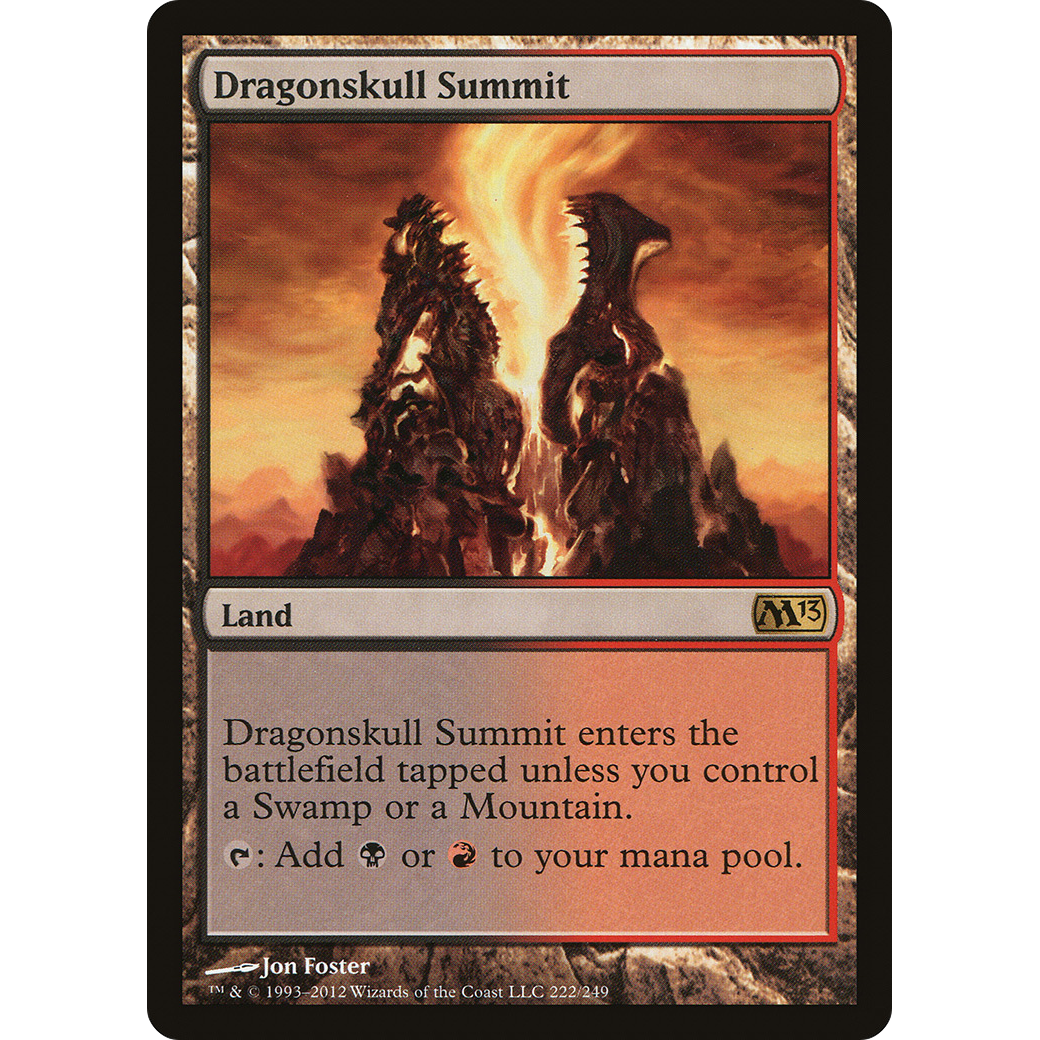 Dragonskull Summit (M13-222) - Magic 2013 Foil