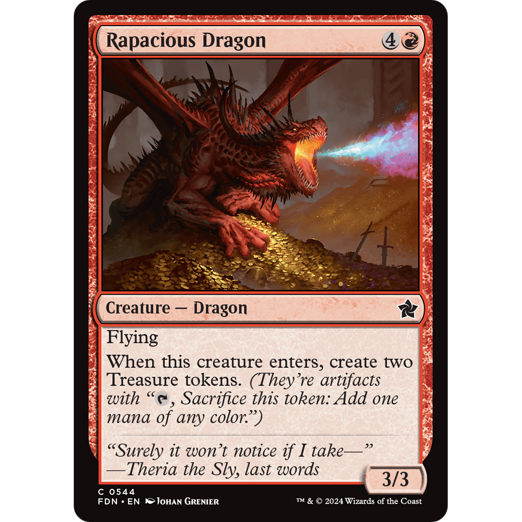 Rapacious Dragon (FDN-544) - Foundations