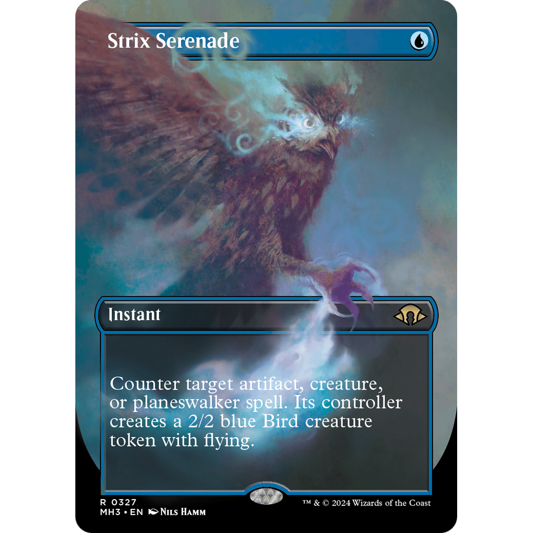 Strix Serenade (MH3-327) - Modern Horizons 3 (Borderless) Foil