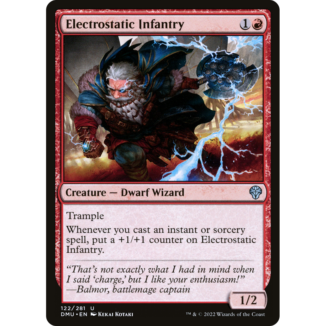 Electrostatic Infantry (DMU-122) - Dominaria United