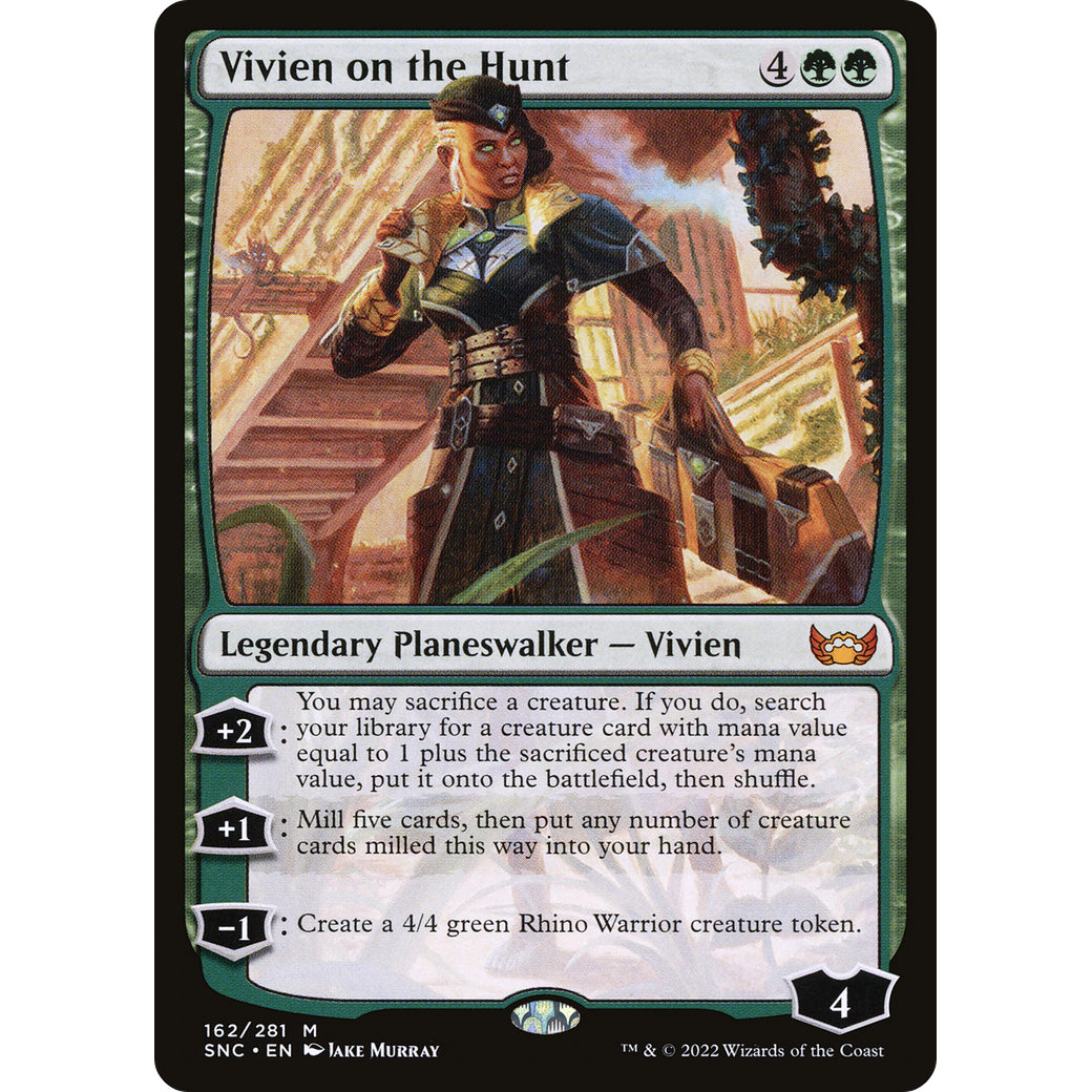 Vivien on the Hunt (SNC-162) - Streets of New Capenna Foil