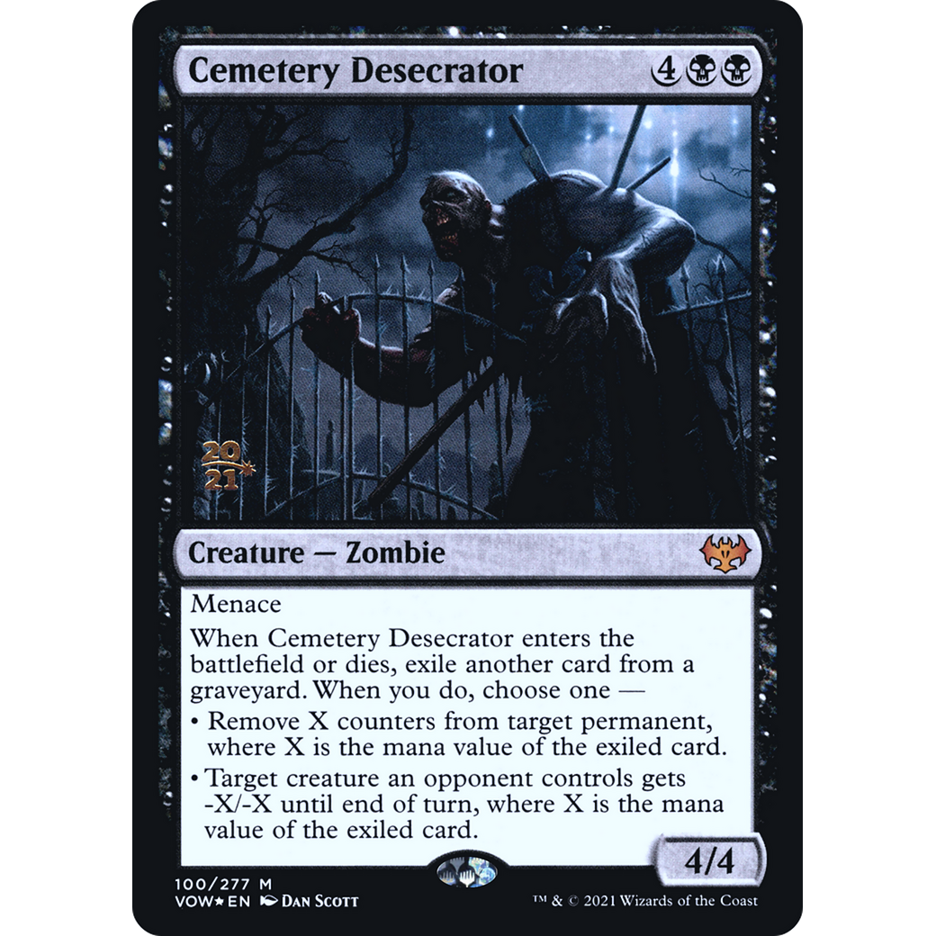 Cemetery Desecrator (PRE-100) - Innistrad: Crimson Vow Promos Foil