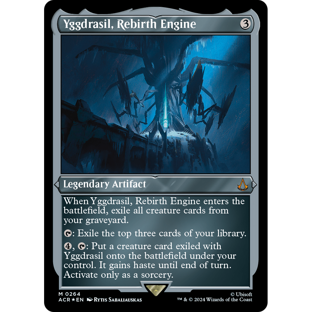 Yggdrasil, Rebirth Engine (ACR-264) - Assassin's Creed Etched Foil