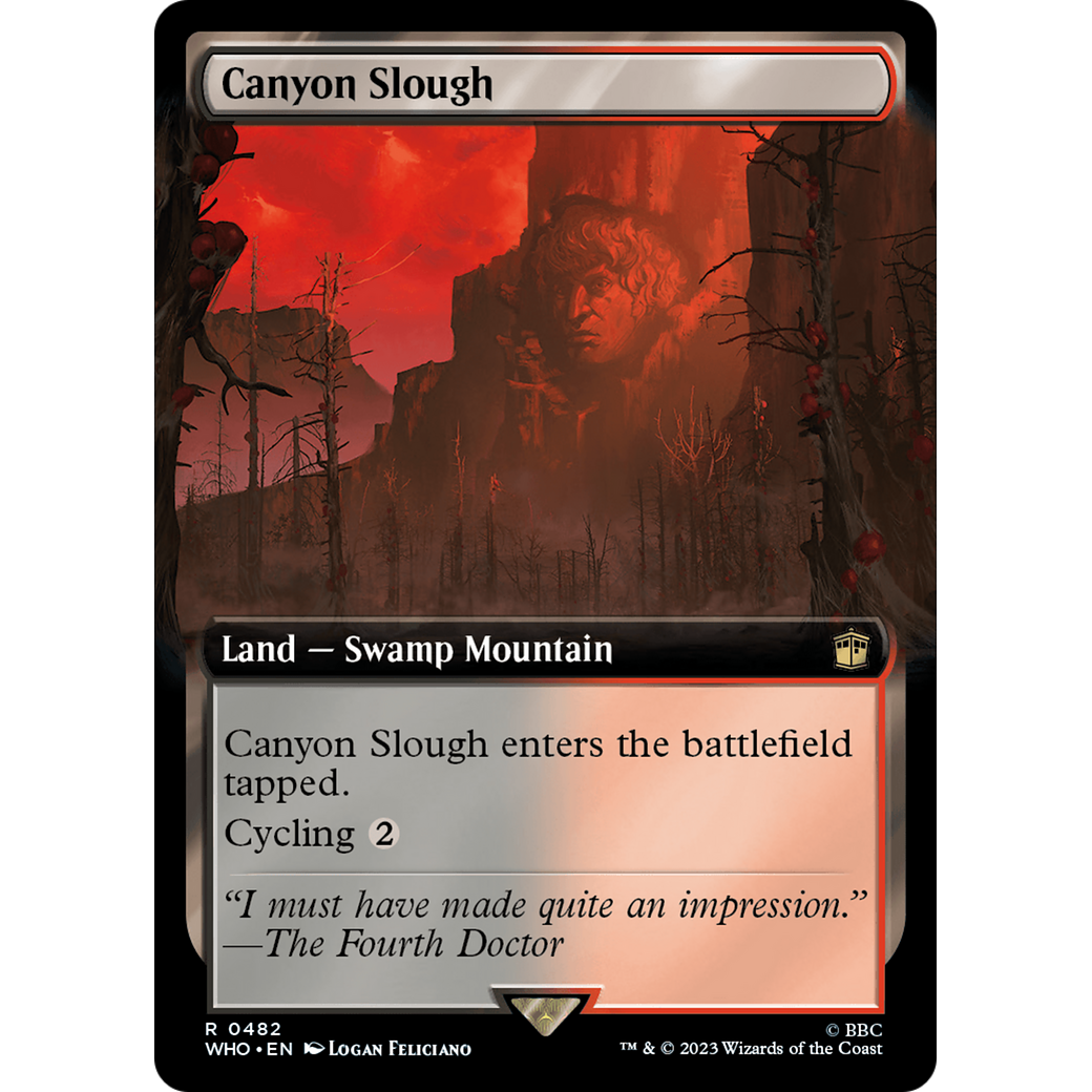 Canyon Slough (Extended Art) (WHO-482) - Doctor Who: (Extended Art) Foil