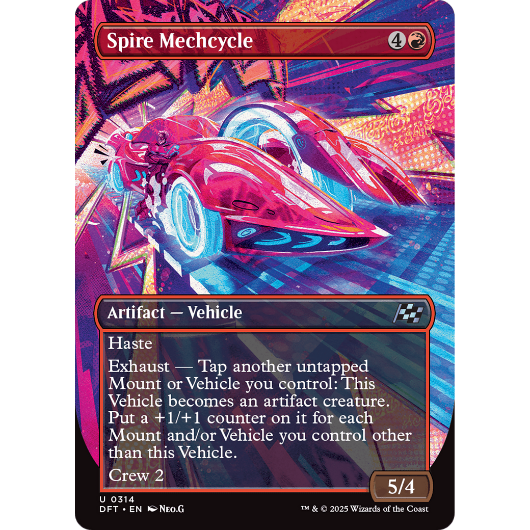 Spire Mechcycle (DFT-314) - Aetherdrift (Borderless) Foil