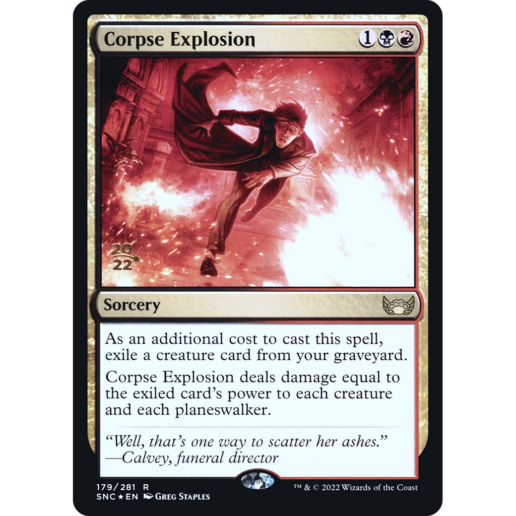 Corpse Explosion (PRE-179) - Streets of New Capenna Promos Foil