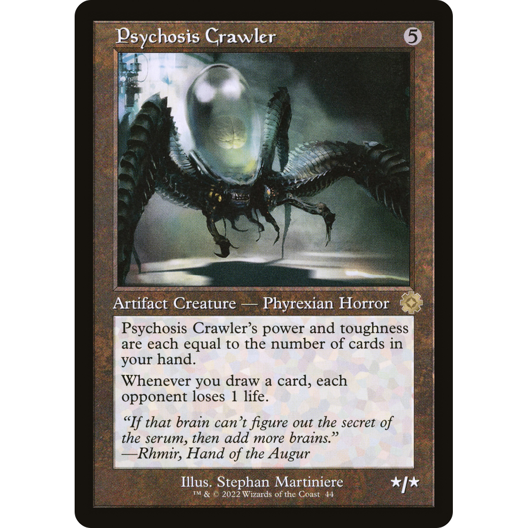Psychosis Crawler (BRR-044) - The Brothers' War Retro Artifacts Foil