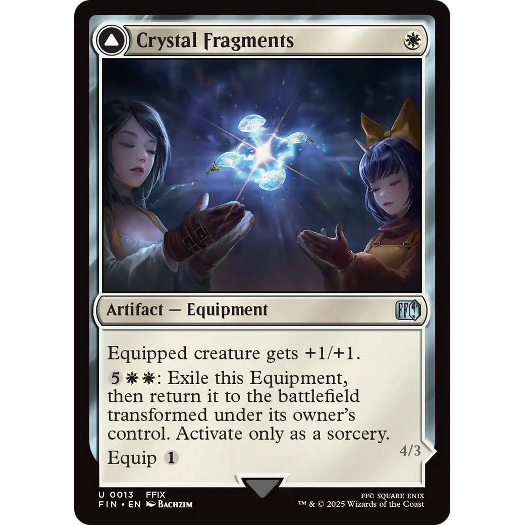 Crystal Fragments // Summon: Alexander (FIN-013) - FINAL FANTASY: (enchantment) Foil