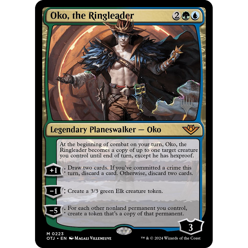 Oko, the Ringleader (PPOTJ-223P) - Outlaws of Thunder Junction Promos Foil