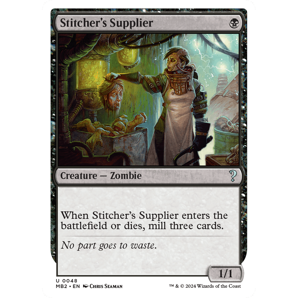Stitcher's Supplier (White Border) (MB2-048) - Mystery Booster 2