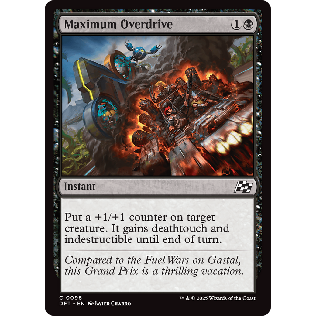 Maximum Overdrive (DFT-096) - Aetherdrift Foil