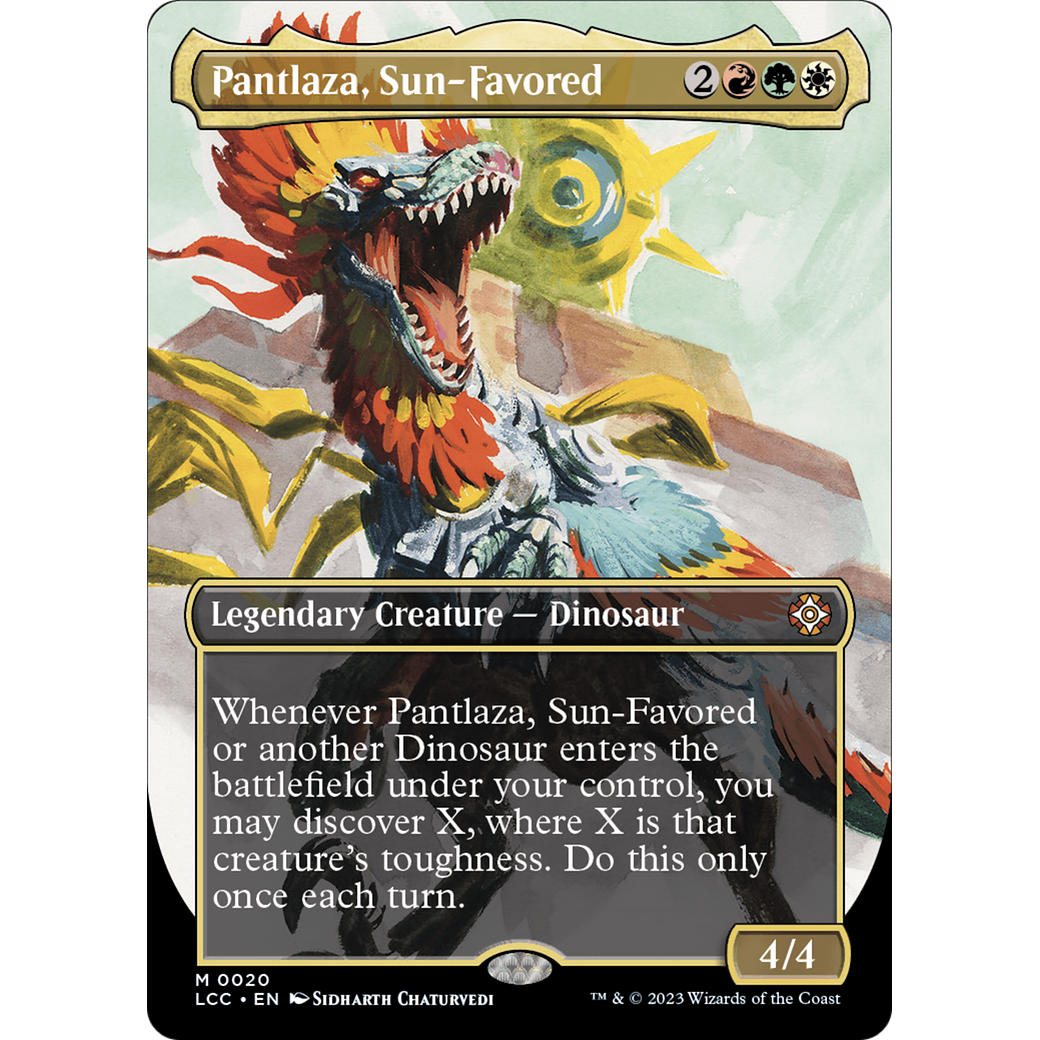 Pantlaza, Sun-Favored (LCC-020) - The Lost Caverns of Ixalan Commander (Borderless)