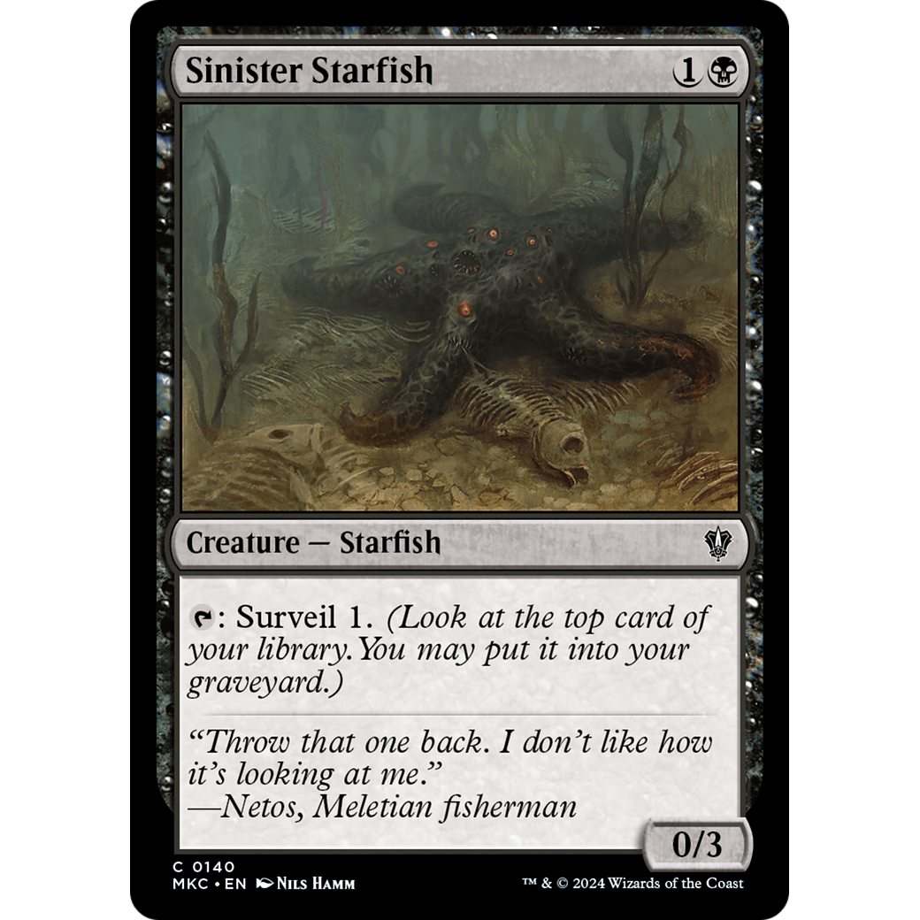 Sinister Starfish (MKC-140) - Murders at Karlov Manor Commander