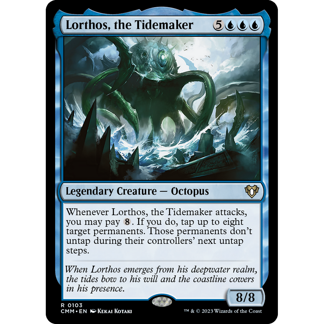 Lorthos, the Tidemaker (CMM-103) - Commander Masters Foil