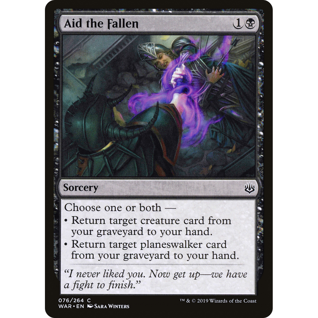 Aid the Fallen (WAR-076) - War of the Spark