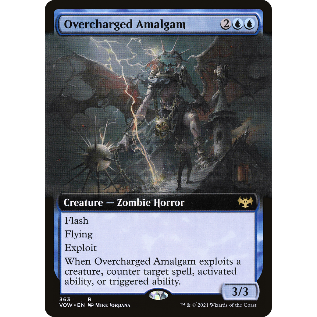 Overcharged Amalgam (Extended Art) (VOW-363) - Innistrad: Crimson Vow: (Extended Art) Foil