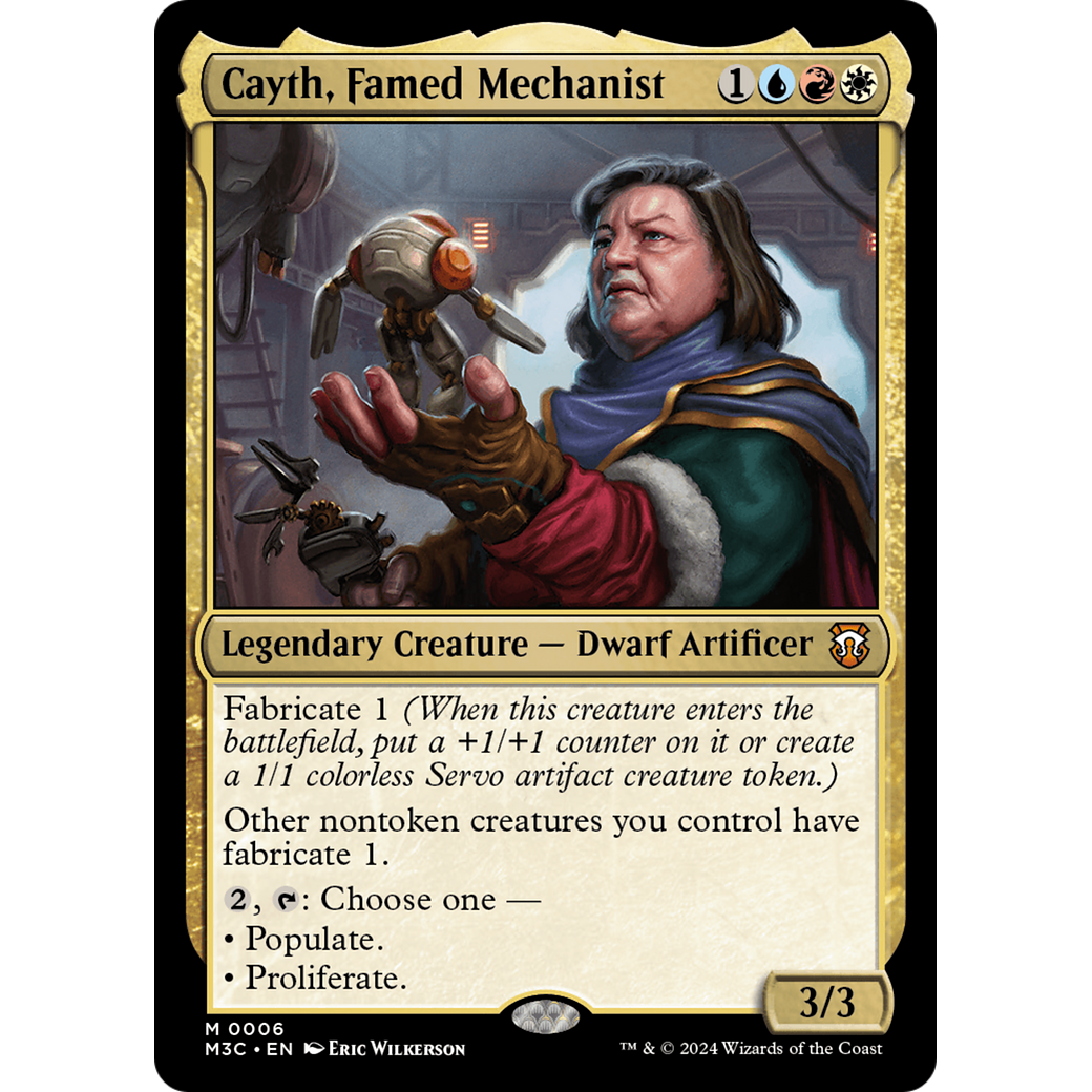 Cayth, Famed Mechanist (M3C-006) - Modern Horizons 3 Commander