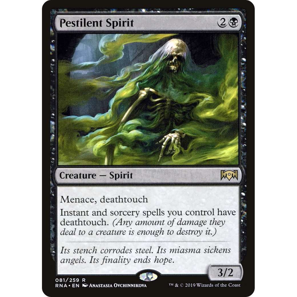 Pestilent Spirit (RNA-081) - Ravnica Allegiance