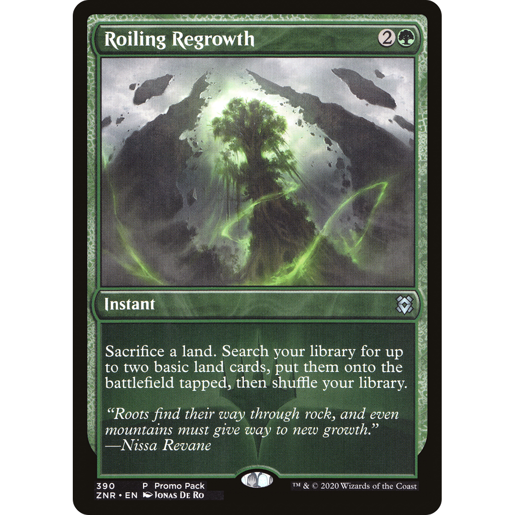 Roiling Regrowth (PPZNR-390) - Zendikar Rising