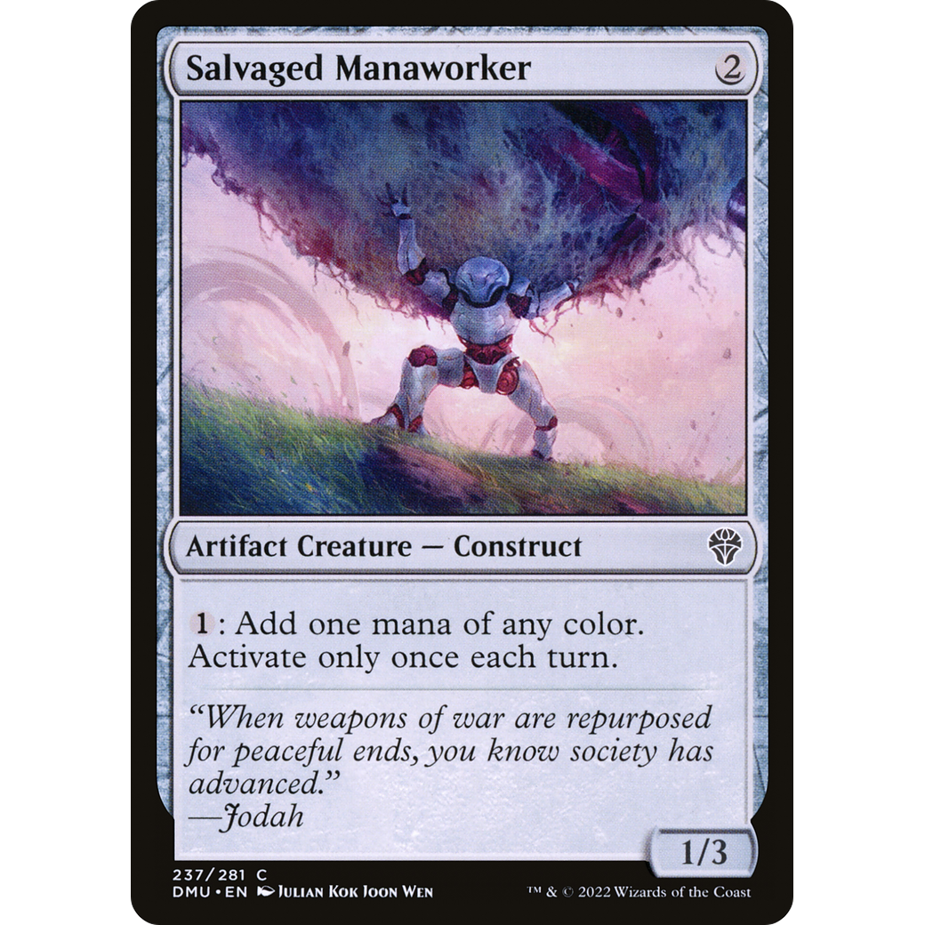 Salvaged Manaworker (DMU-237) - Dominaria United