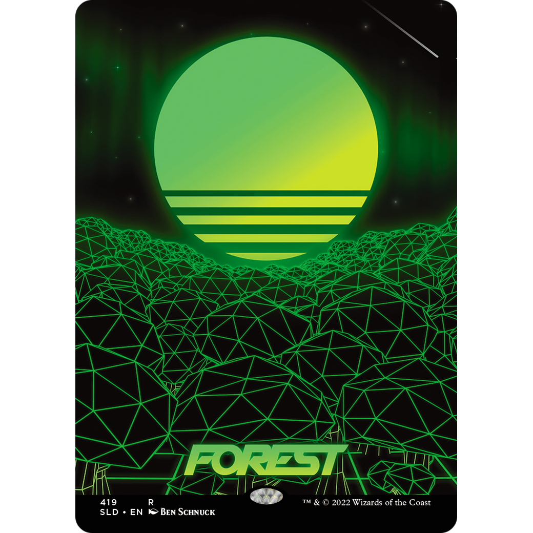 Forest (419) (SLD-419) - Secret Lair Drop (Borderless) Foil