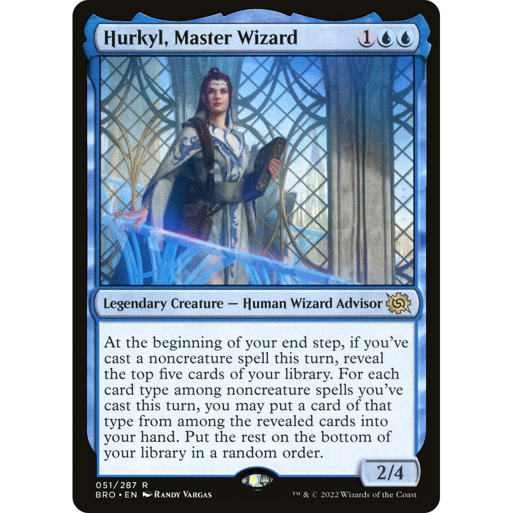 Hurkyl, Master Wizard (BRO-051) - The Brothers' War Foil
