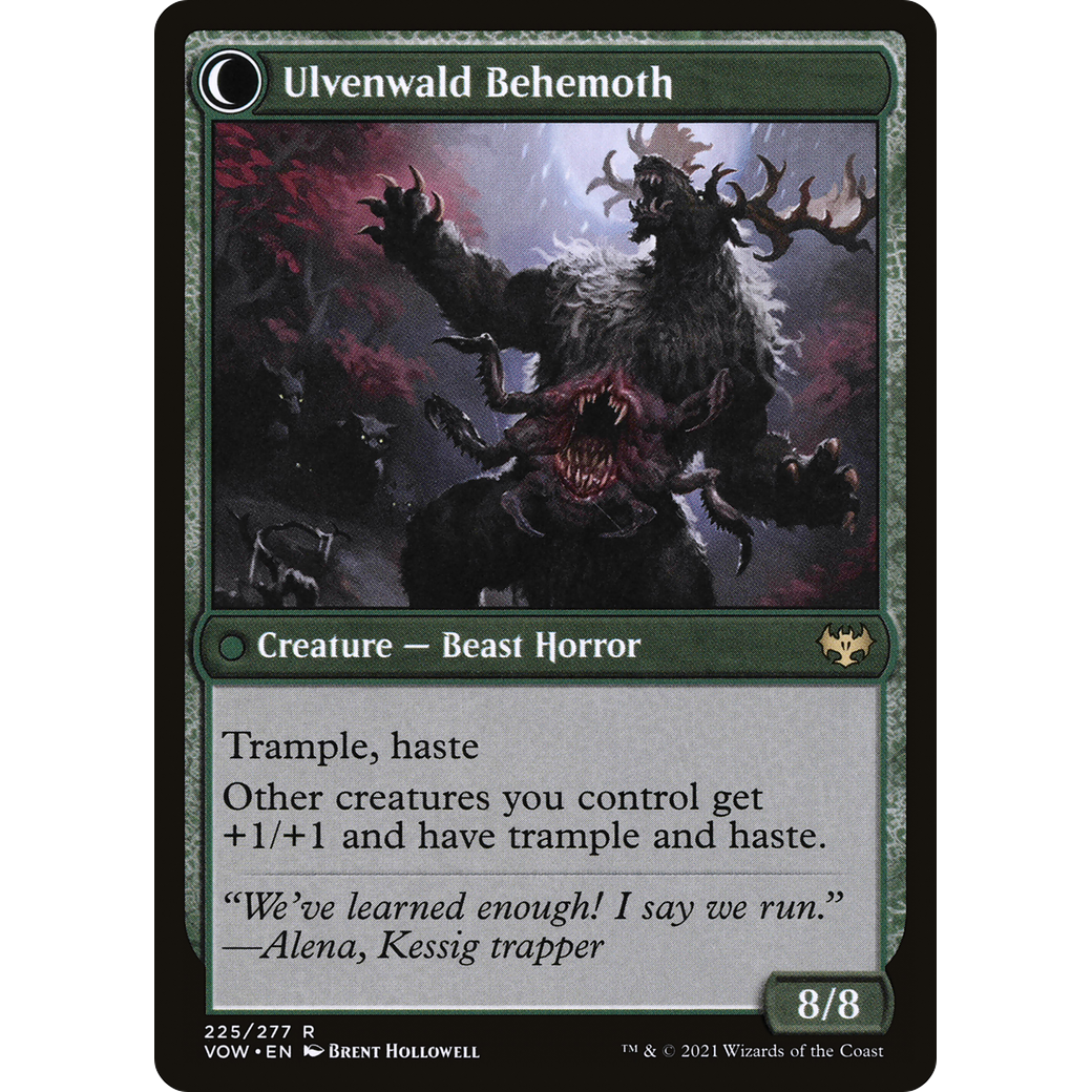 Ulvenwald Oddity (VOW-225) - Innistrad: Crimson Vow: (Double Faced Transform)