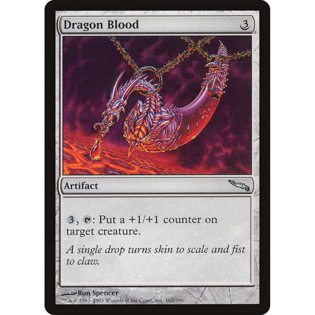 Dragon Blood (MRD-163) - Mirrodin Foil