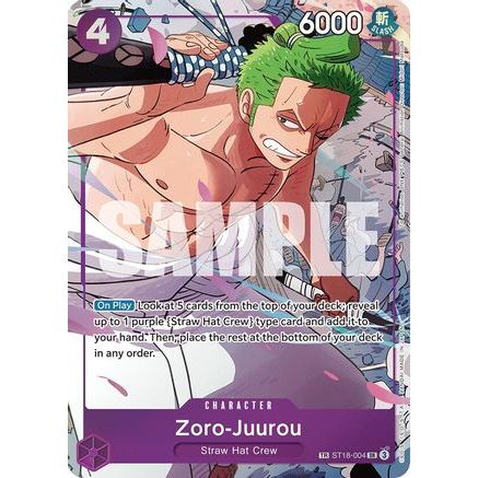 Zoro-Juurou (ST18-004) (ST18-004) - Emperors in the New World Foil