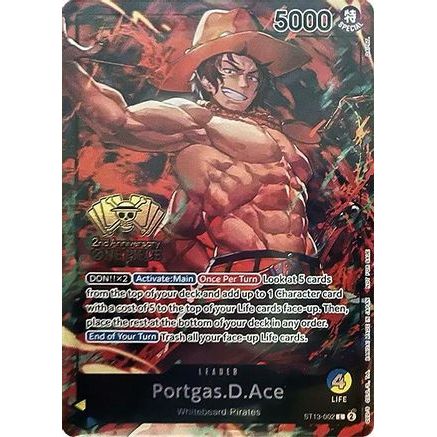 Portgas.D.Ace (2nd Anniversary Tournament) (ST13-002) - One Piece Promotion Cards Foil