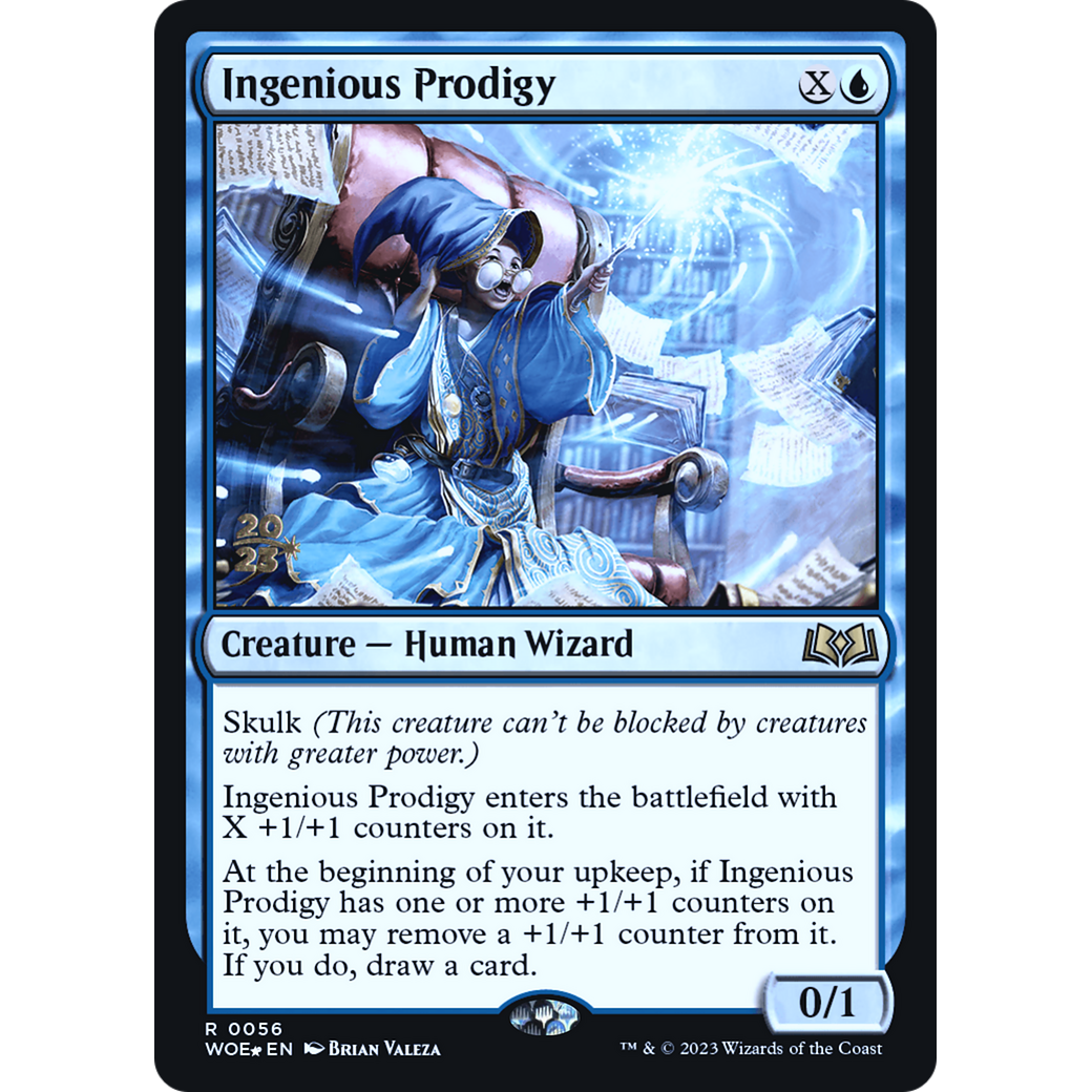 Ingenious Prodigy (PRE-56S) - Wilds of Eldraine Promos Foil