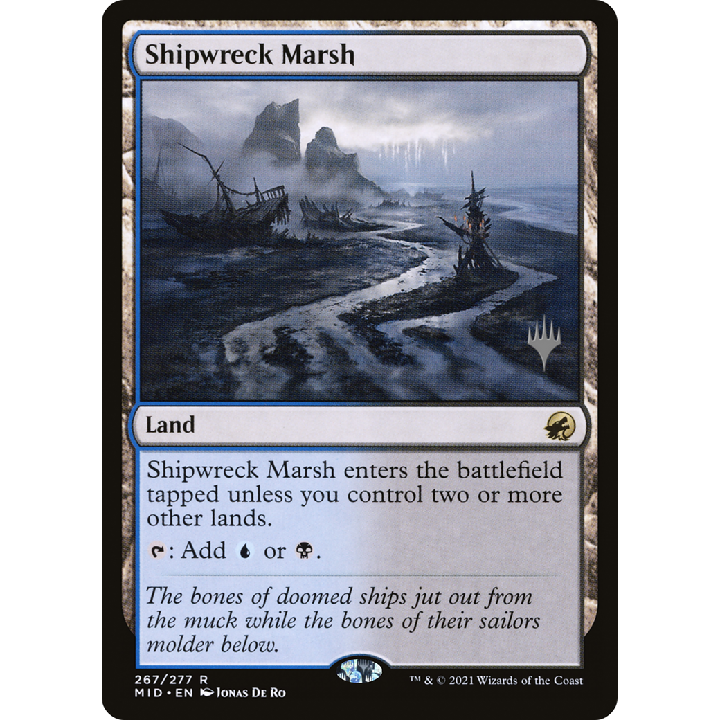 Shipwreck Marsh (PPMID-267) - Innistrad: Midnight Hunt Promos