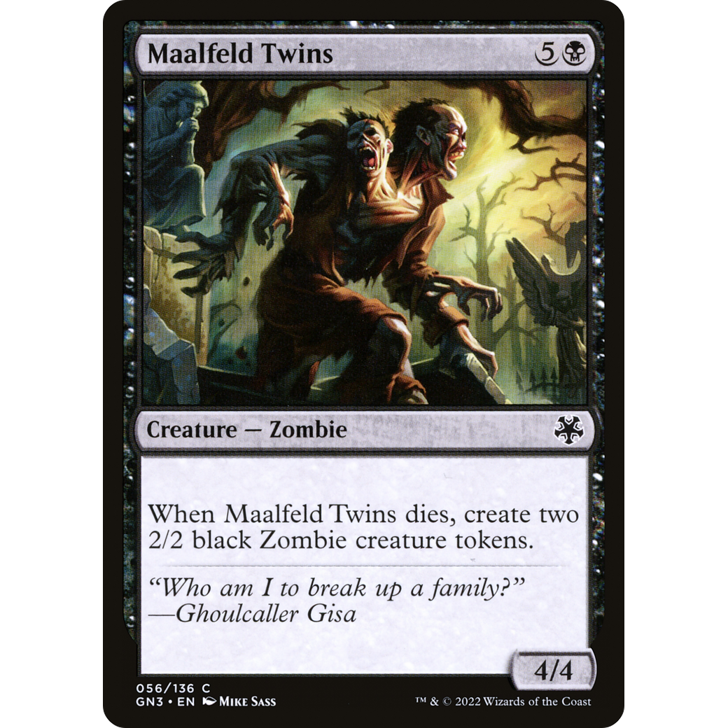 Maalfeld Twins (GN3-056) - Game Night: Free-for-All