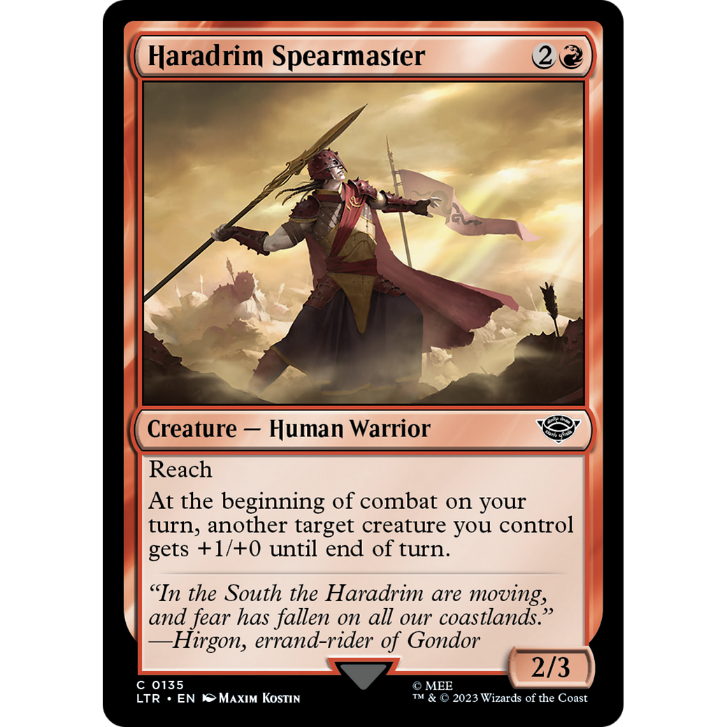 Haradrim Spearmaster (LTR-135) - The Lord of the Rings: Tales of Middle-earth