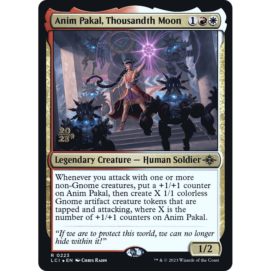 Anim Pakal, Thousandth Moon (PRE-223S) - The Lost Caverns of Ixalan Promos Foil
