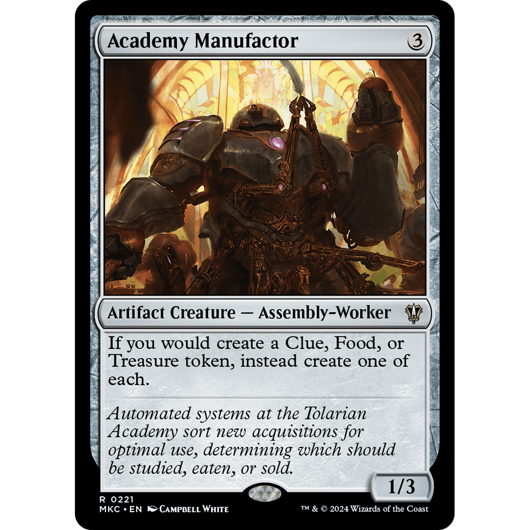 Academy Manufactor (MKC-221) - Murders at Karlov Manor Commander